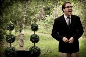 Longaville laughs at his own jokes!